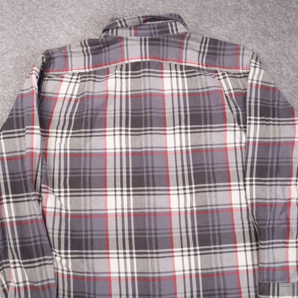 Eddie Bauer Classic Fit Plaid XL Multicolor Long Sleeve Collared Flannel Shirt - Picture 10 of 10